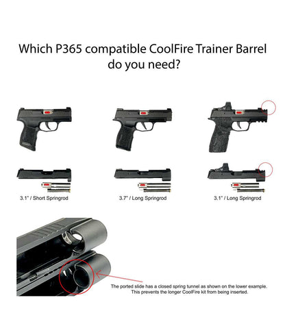 Sig Sauer P365 XL/XMacro (9mm) CoolFire Trainer Barrel