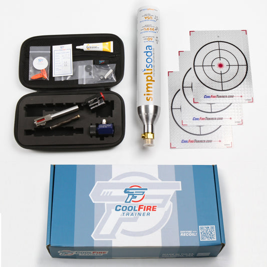 CoolFire Trainer silver package with training components and accessories